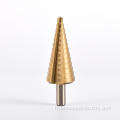 HSS Cone Cone Titanium enduit de pas de perceuse